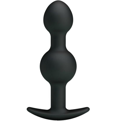 PRETTY LOVE - SPECIAL STIMULATION SILICONE ANAL BALLS 10.3 CM BLACK PRETTY LOVE BOTTOM