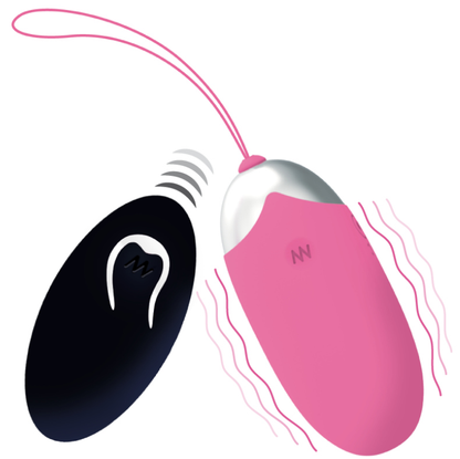 INTENSE - FLIPPY II VIBRATING EGG WITH REMOTE CONTROL PINK - ToysByMonk