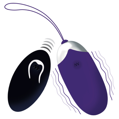INTENSE - FLIPPY II VIBRATING EGG WITH REMOTE CONTROL PURPLE INTENSE COUPLES TOYS