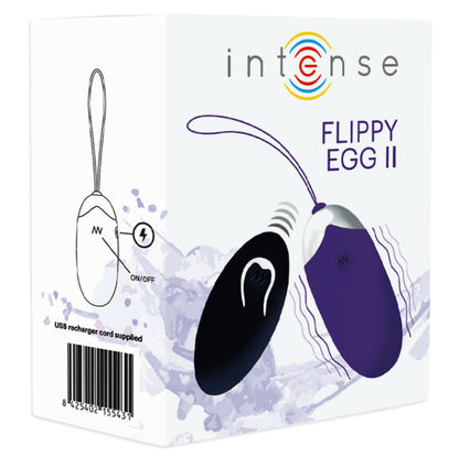 INTENSE - FLIPPY II VIBRATING EGG WITH REMOTE CONTROL PURPLE INTENSE COUPLES TOYS