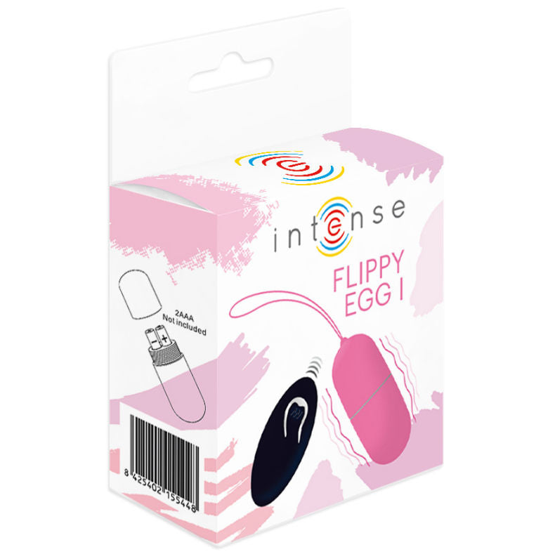 INTENSE - FLIPPY I VIBRATING EGG WITH REMOTE CONTROL PINK INTENSE COUPLES TOYS