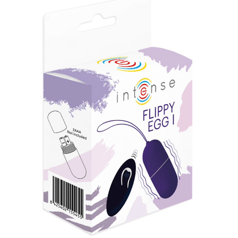 INTENSE - FLIPPY I VIBRATING EGG WITH REMOTE CONTROL PURPLE INTENSE COUPLES TOYS