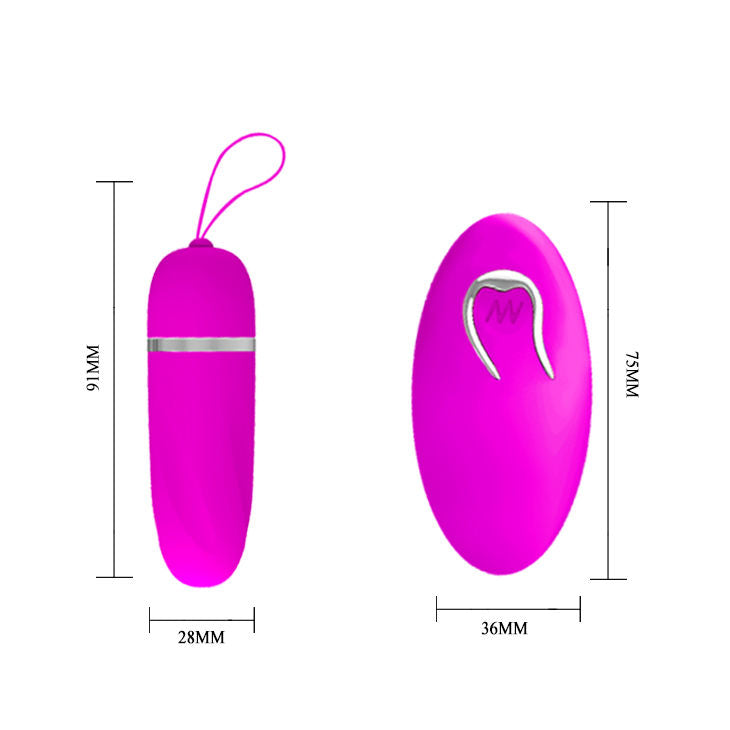 PRETTY LOVE - DEBBY VIBRATING EGG WITH CONTROL - ToysByMonk