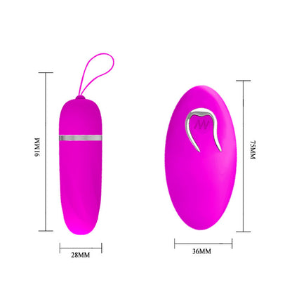 PRETTY LOVE - DEBBY VIBRATING EGG WITH CONTROL - ToysByMonk