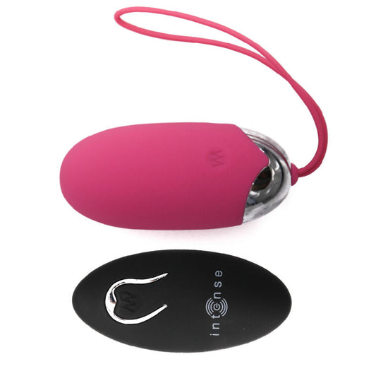 INTENSE - FLIPPY II VIBRATING EGG WITH REMOTE CONTROL PINK INTENSE COUPLES TOYS