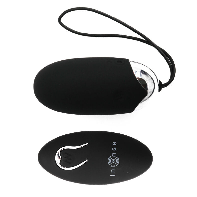 INTENSE - FLIPPY II VIBRATING EGG WITH REMOTE CONTROL BLACK INTENSE COUPLES TOYS