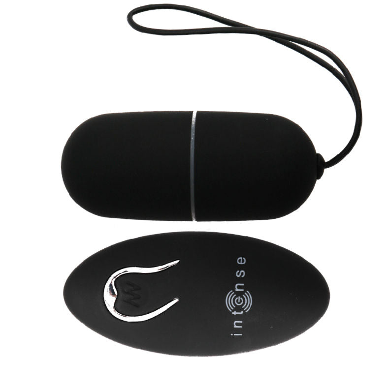 INTENSE - FLIPPY I VIBRATING EGG WITH REMOTE CONTROL BLACK INTENSE COUPLES TOYS