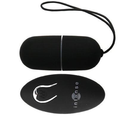 INTENSE - FLIPPY I VIBRATING EGG WITH REMOTE CONTROL BLACK INTENSE COUPLES TOYS