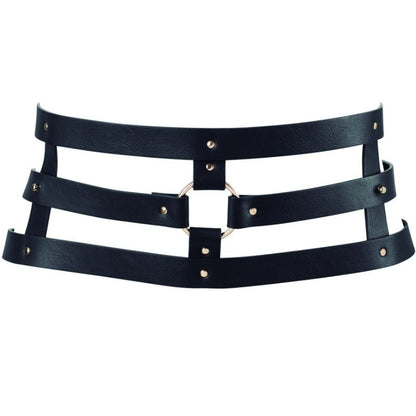 BIJOUX - INDISCRETS MAZE BELT WITH STRAP BLACK BIJOUX MAZE