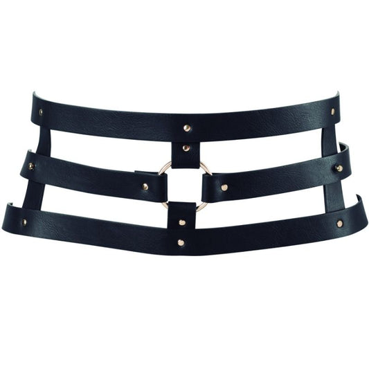 BIJOUX - INDISCRETS MAZE BELT WITH STRAP BLACK BIJOUX MAZE