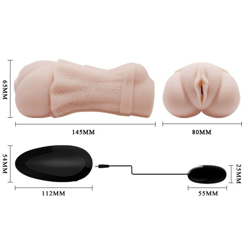 CRAZY BULL - WATER SKIN VAGINA MASTURBADOR WITH VIBRATING BULLET 2 CRAZY BULL