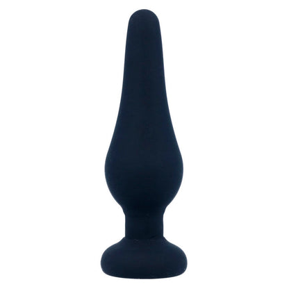 INTENSE - ANAL PLUG PIPO S BLACK SILICONE 9.8 CM INTENSE ANAL TOYS