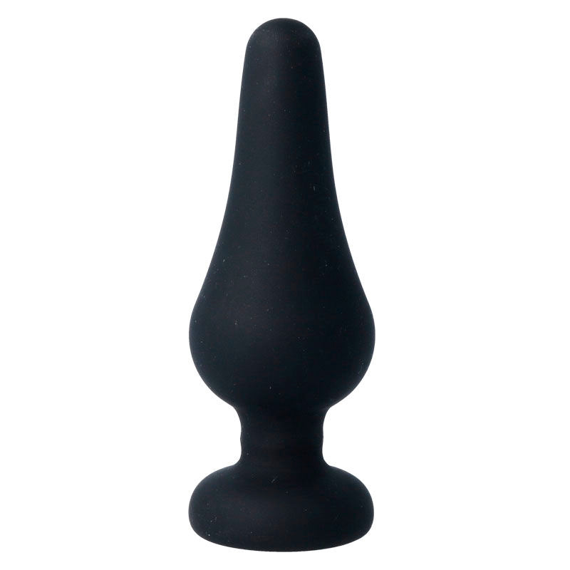 INTENSE - ANAL PLUG PIPO L BLACK SILICONE 13 CM INTENSE ANAL TOYS