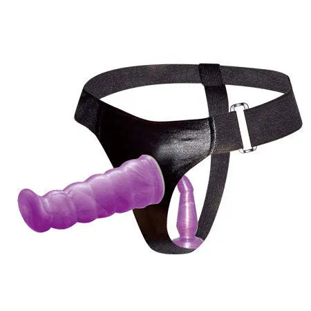 BAILE - LILAC FEMALE ANAL AND VAGINAL HARNESS GPOINT 17 CM BAILE