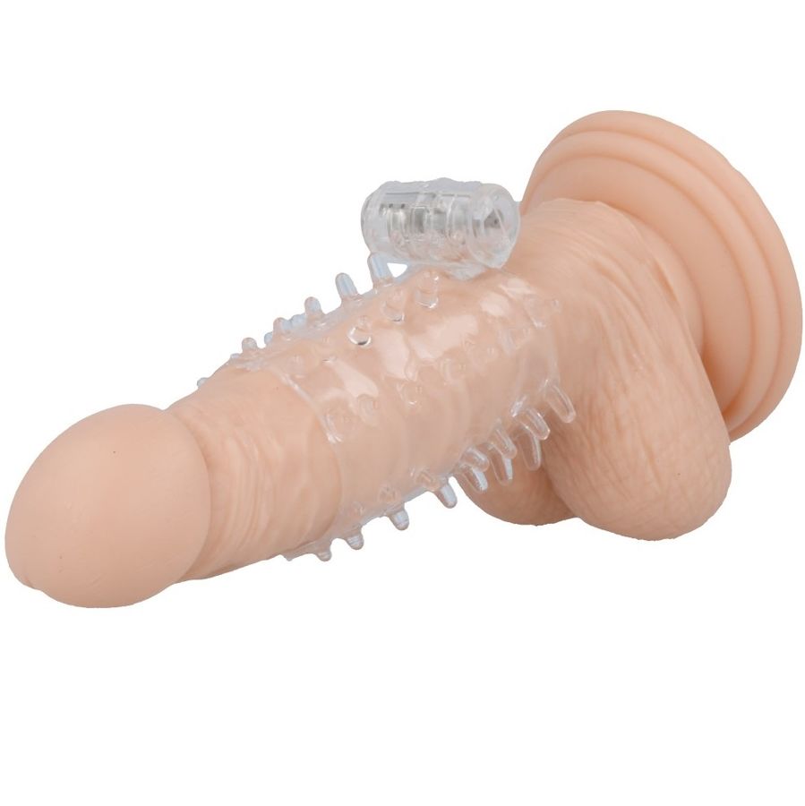 CASUAL LOVE - RING VIBRATING SLEEVE TRANSPARENT - ToysByMonk