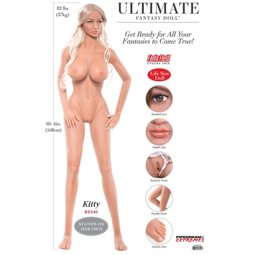 EXTREME TOYZ - PIPEDREAM EXTREME ULTIMATE FANTASY DOLLS KITTY 168 CM EXTREME TOYZ