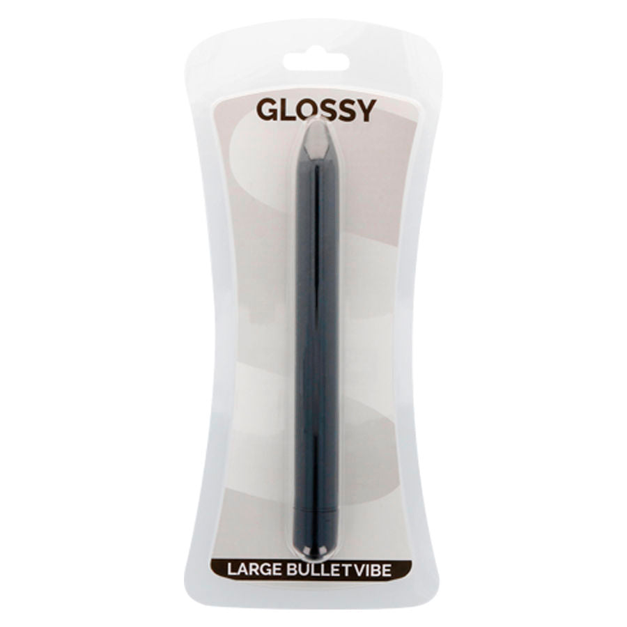 GLOSSY - SLIM VIBRATOR BLACK GLOSSY