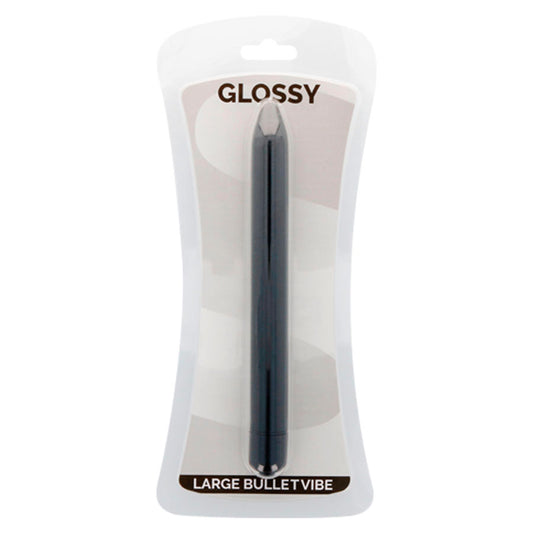 GLOSSY - SLIM VIBRATOR BLACK GLOSSY