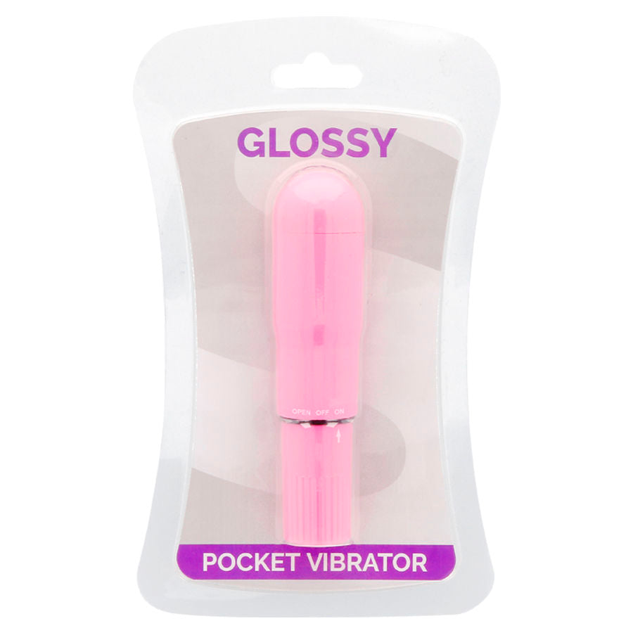 GLOSSY - POCKET VIBRATOR DEEP ROSE GLOSSY