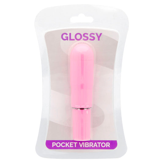 GLOSSY - POCKET VIBRATOR DEEP ROSE GLOSSY