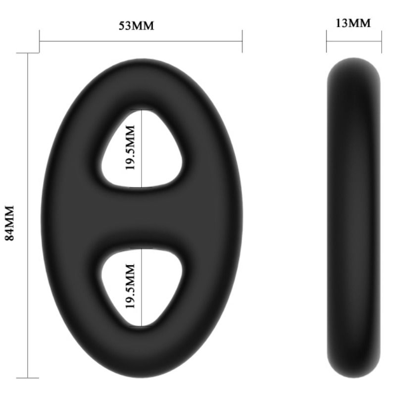CRAZY BULL - SUPER SOFT DOUBLE SILICONE RING CRAZY BULL