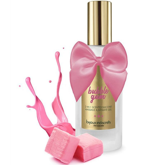 BIJOUX - BUBBLE GUM GEL 2 IN 1 SILICONE STRAWBERRY GUM 100 ML BIJOUX LOVE COSMETIQUES