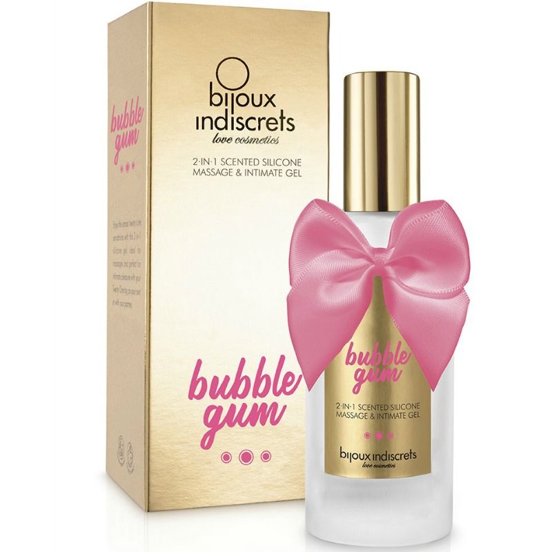 BIJOUX - BUBBLE GUM GEL 2 IN 1 SILICONE STRAWBERRY GUM 100 ML BIJOUX LOVE COSMETIQUES