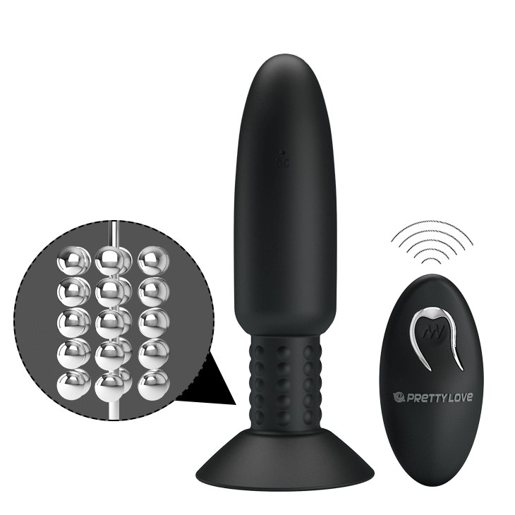 PRETTY LOVE - PLUG WITH VIBRATION AND ROTATION PRETTY LOVE BOTTOM