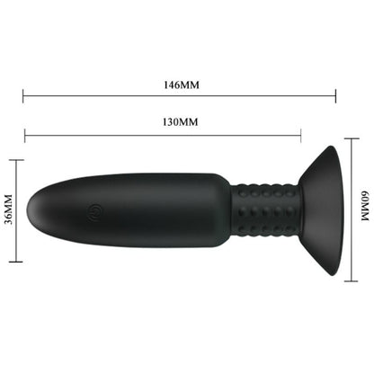 PRETTY LOVE - PLUG WITH VIBRATION AND ROTATION PRETTY LOVE BOTTOM