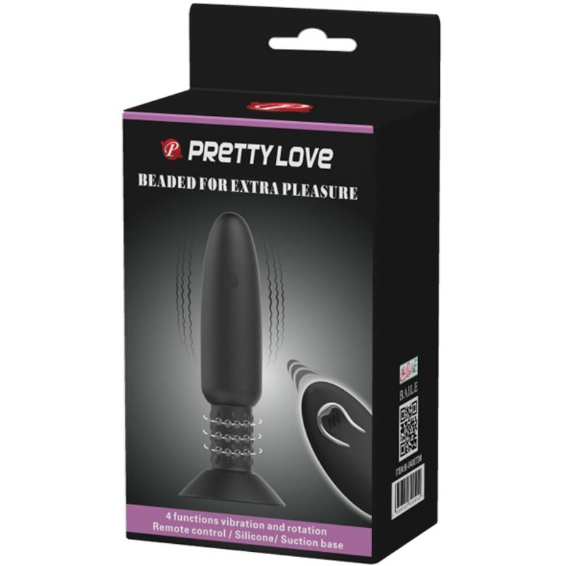 PRETTY LOVE - PLUG WITH VIBRATION AND ROTATION PRETTY LOVE BOTTOM
