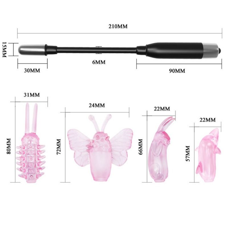 BAILE - WIZARD MAGIC WAND STIMULATOR WITH VIBRATION BAILE STIMULATING