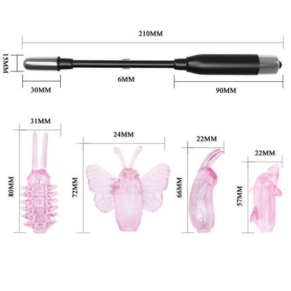 BAILE - WIZARD MAGIC WAND STIMULATOR WITH VIBRATION BAILE STIMULATING