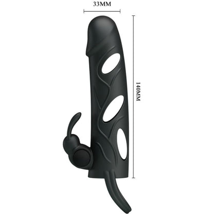 PRETTY LOVE - SILICONE COVER WITH VIBRATION 14 CM 2.0 PRETTY LOVE