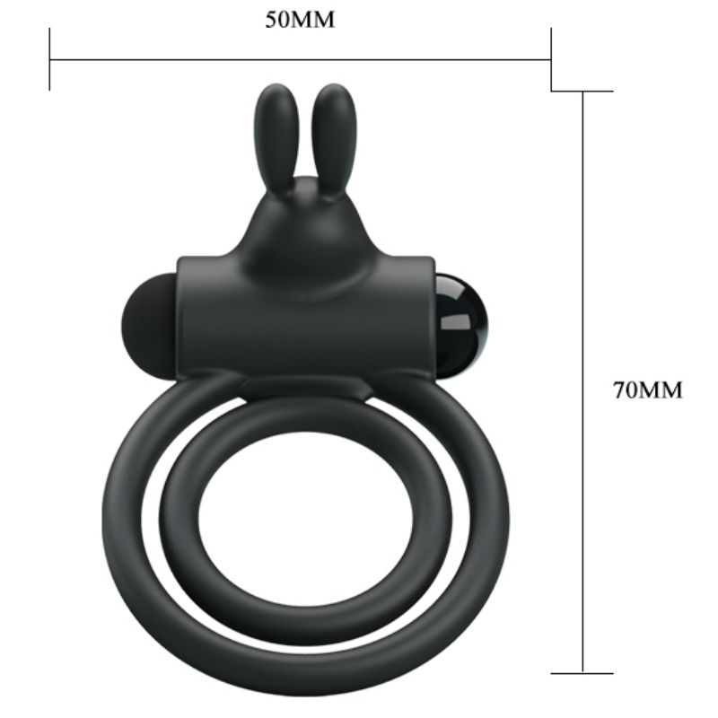 PRETTY LOVE - OSMOND SILICONE VIBRATOR RING - ToysByMonk