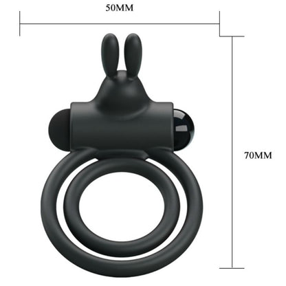 PRETTY LOVE - OSMOND SILICONE VIBRATOR RING - ToysByMonk