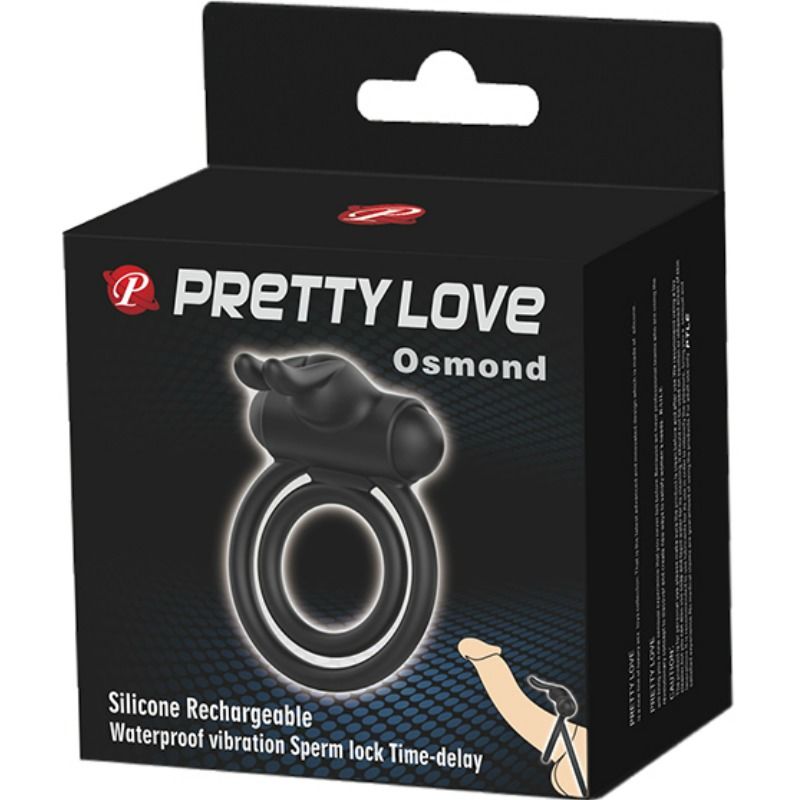 PRETTY LOVE - OSMOND SILICONE VIBRATOR RING - ToysByMonk