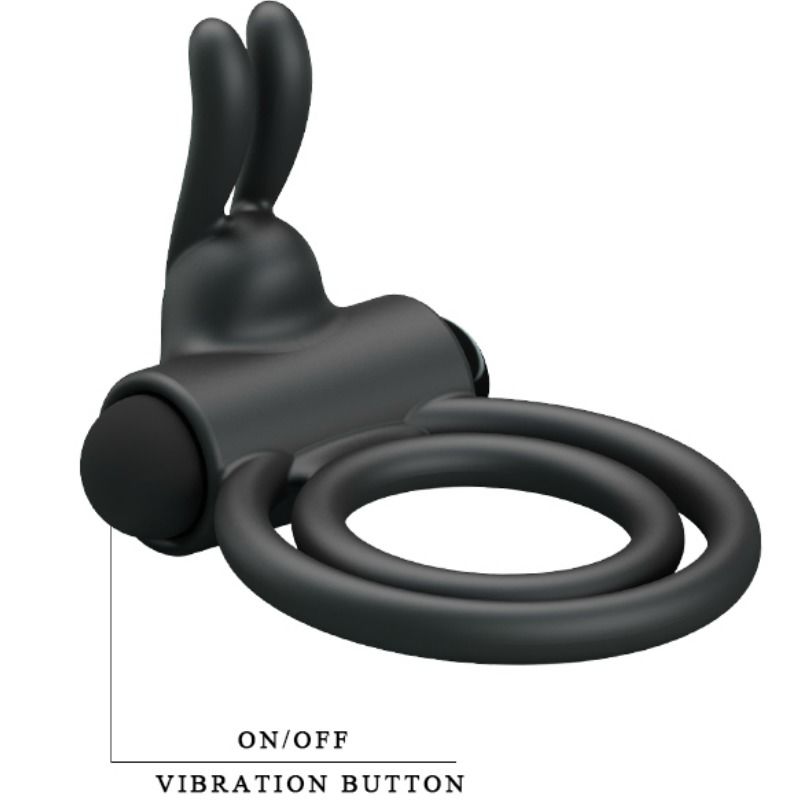 PRETTY LOVE - OSMOND SILICONE VIBRATOR RING - ToysByMonk