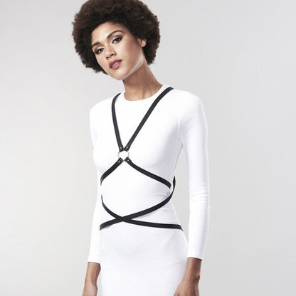BIJOUX INDISCRETS MAZE - MULTI-WAY HARNESS BLACK BIJOUX MAZE