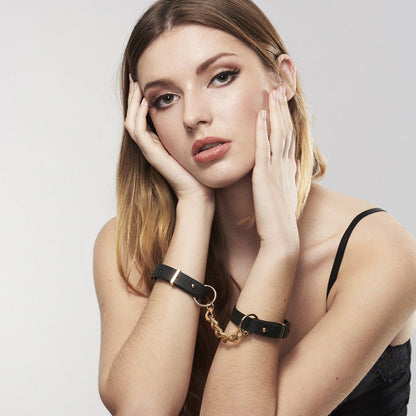 BIJOUX - INDISCRETS MAZE HANDCUFFS BLACK BRACELETS BIJOUX MAZE