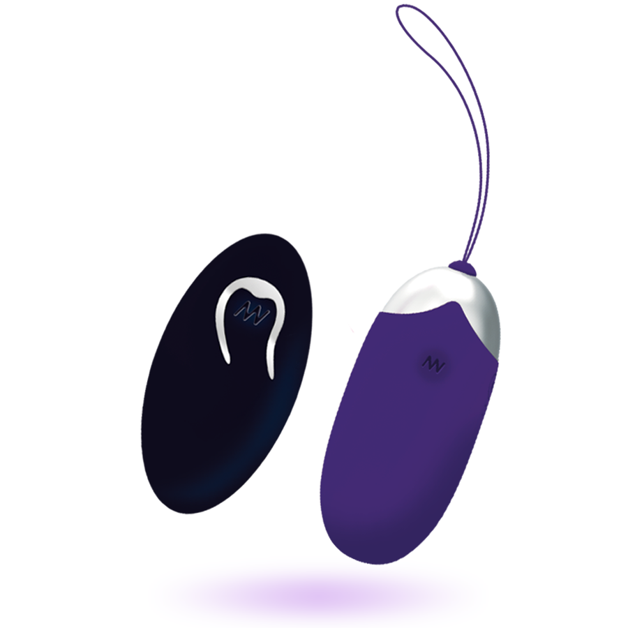 INTENSE - FLIPPY II VIBRATING EGG WITH REMOTE CONTROL PURPLE INTENSE COUPLES TOYS