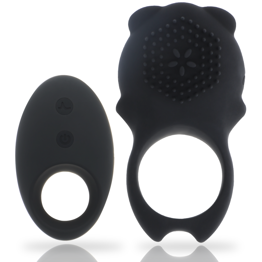 MIA  - COLOSSEO COCK RING REMOTE CONTROL BLACK - ToysByMonk
