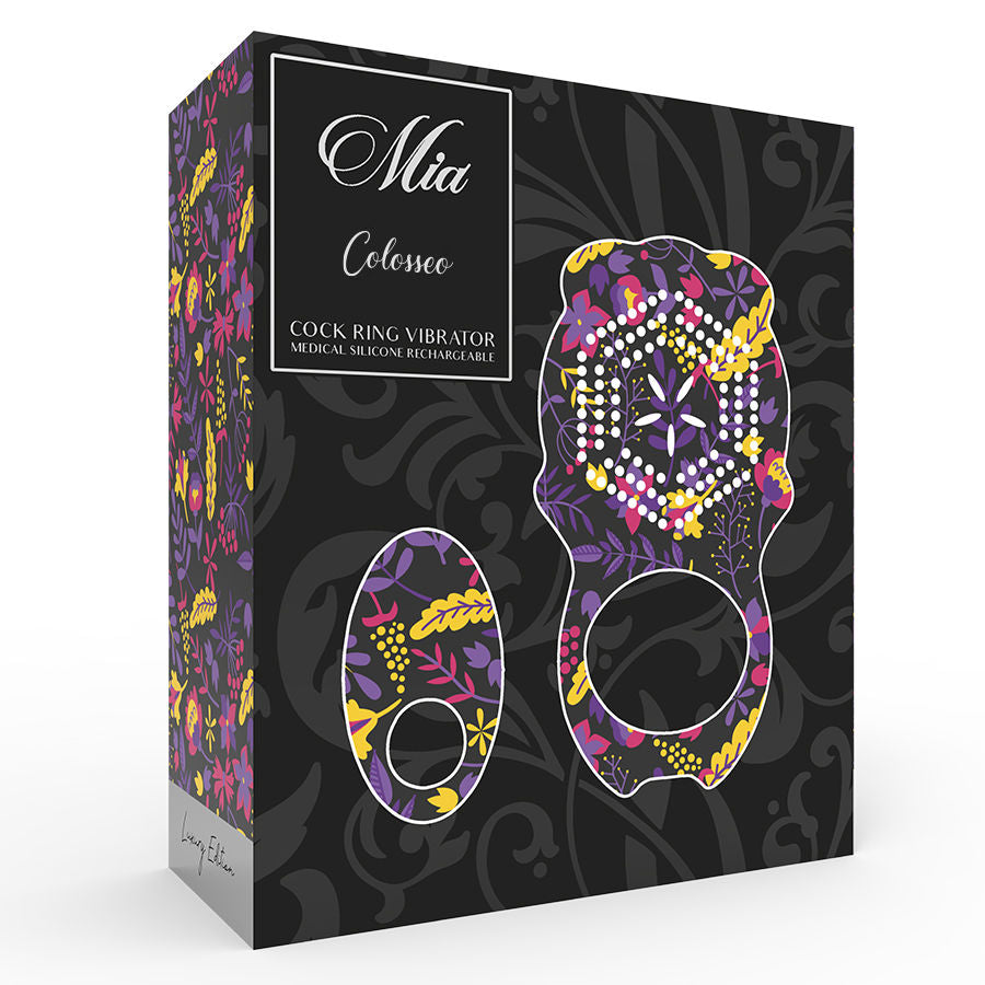 MIA  - COLOSSEO COCK RING REMOTE CONTROL BLACK - ToysByMonk