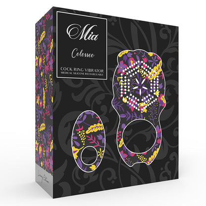 MIA  - COLOSSEO COCK RING REMOTE CONTROL BLACK - ToysByMonk
