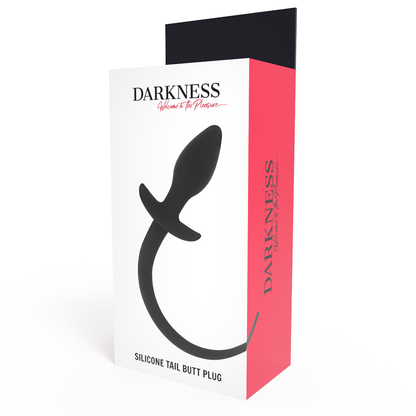 DARKNESS - ANAL PLUG 28 CM BLACK SILICONE - ToysByMonk
