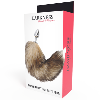DARKNESS - TAIL BUTT PLUG SILVER DARKNESS