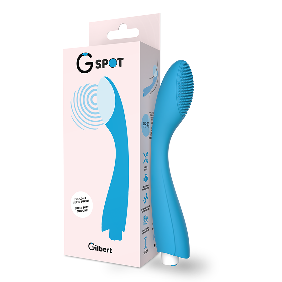 G-SPOT - GYLBERT TURQUOISE BLUE G-SPOT VIBRATOR G-SPOT