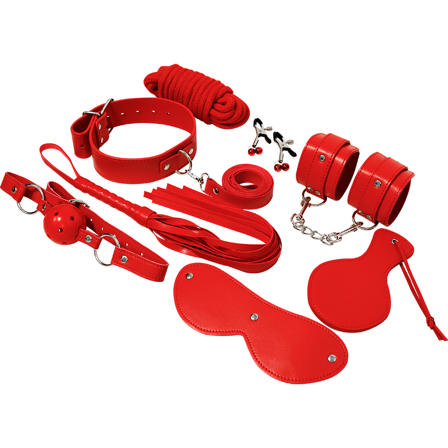 EXPERIENCE - BDSM FETISH KIT RED SERIES - ToysByMonk
