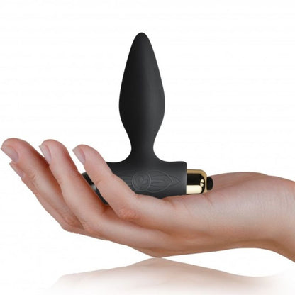 ROCKS-OFF - PETITE SENSATIONS ANAL PLUG FOR BEGINNERS - BLACK ROCKS-OFF