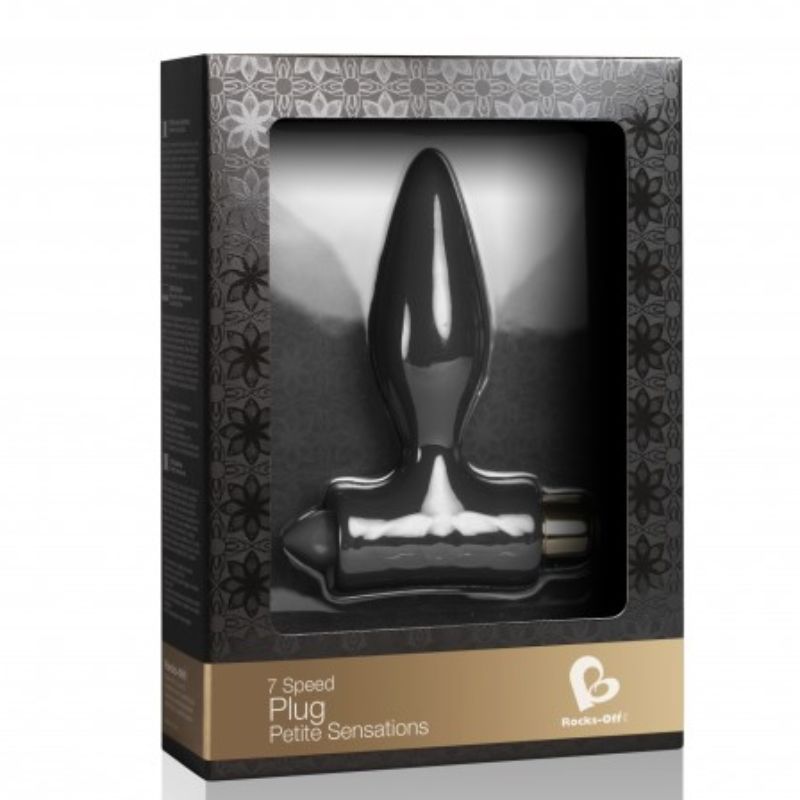 ROCKS-OFF - PETITE SENSATIONS ANAL PLUG FOR BEGINNERS - BLACK ROCKS-OFF