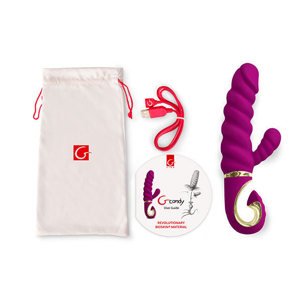 G-VIBE - FUN TOYS RABBIT VIBRATOR GCANDY SWEET RASPBERRY G-VIBE